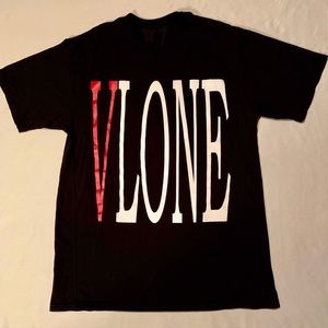Vlone OG Black and Red Staple T-Shirt